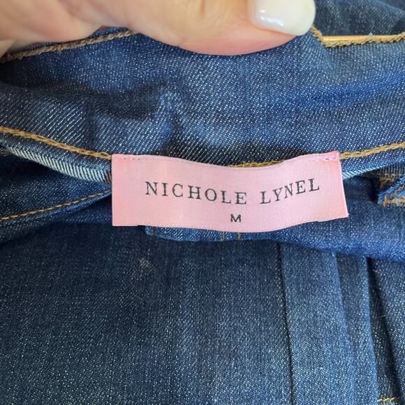 Nichole Lynel Baggy Wide Leg Cargo Oversized Womens Jeans Size M Streetwear Punk - Picture 6 of 8